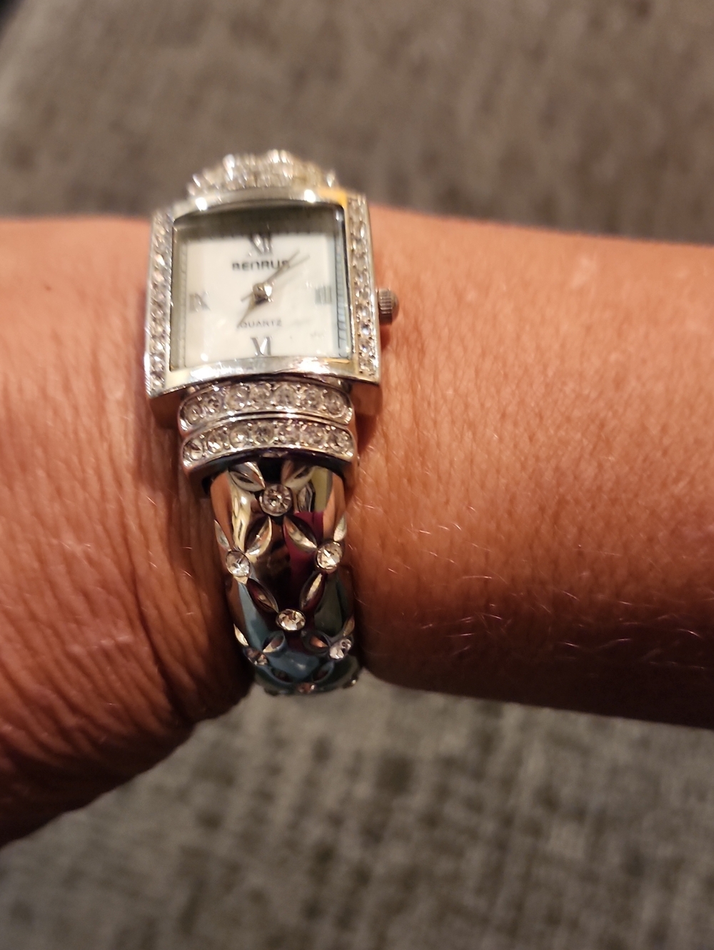 Benrus Crystal Women's Bracelet Watch